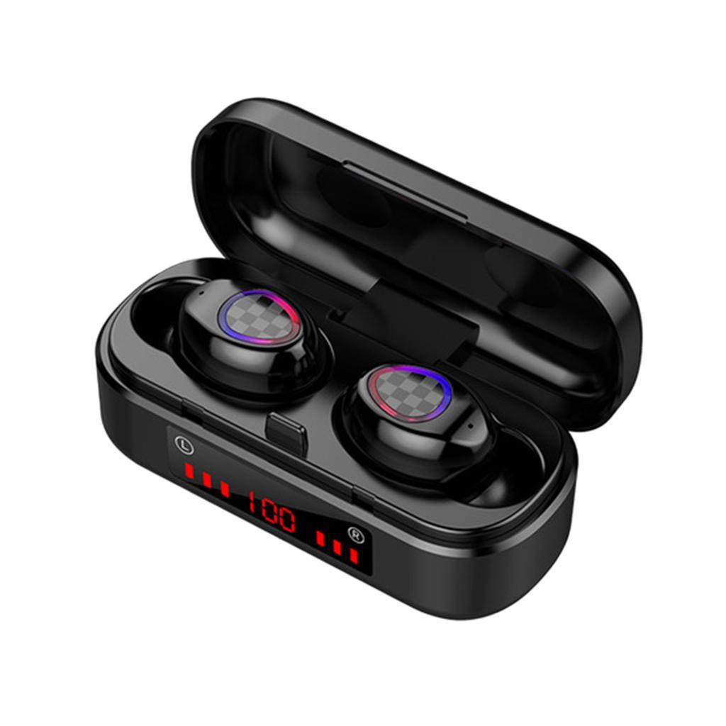 Bass Stereo Wireless Headphones Earbuds Bluetooth 5.0 &Charging Case for Running