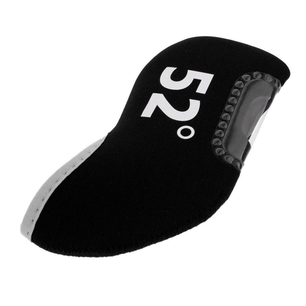 2-4pack Golf Club Iron Putter Headcover Head Cover Protector 52 Degree Black