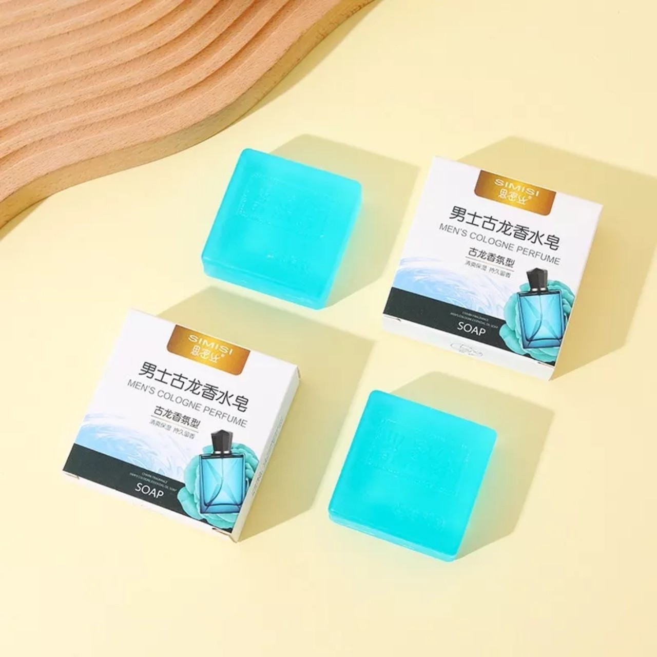 Xà Bông Cục hương nước hoa 3 IN 1 cho nam/nữ, kiềm dầu làm sạch da,Diệt Khuẩn Bảo Vệ Vượt Trội