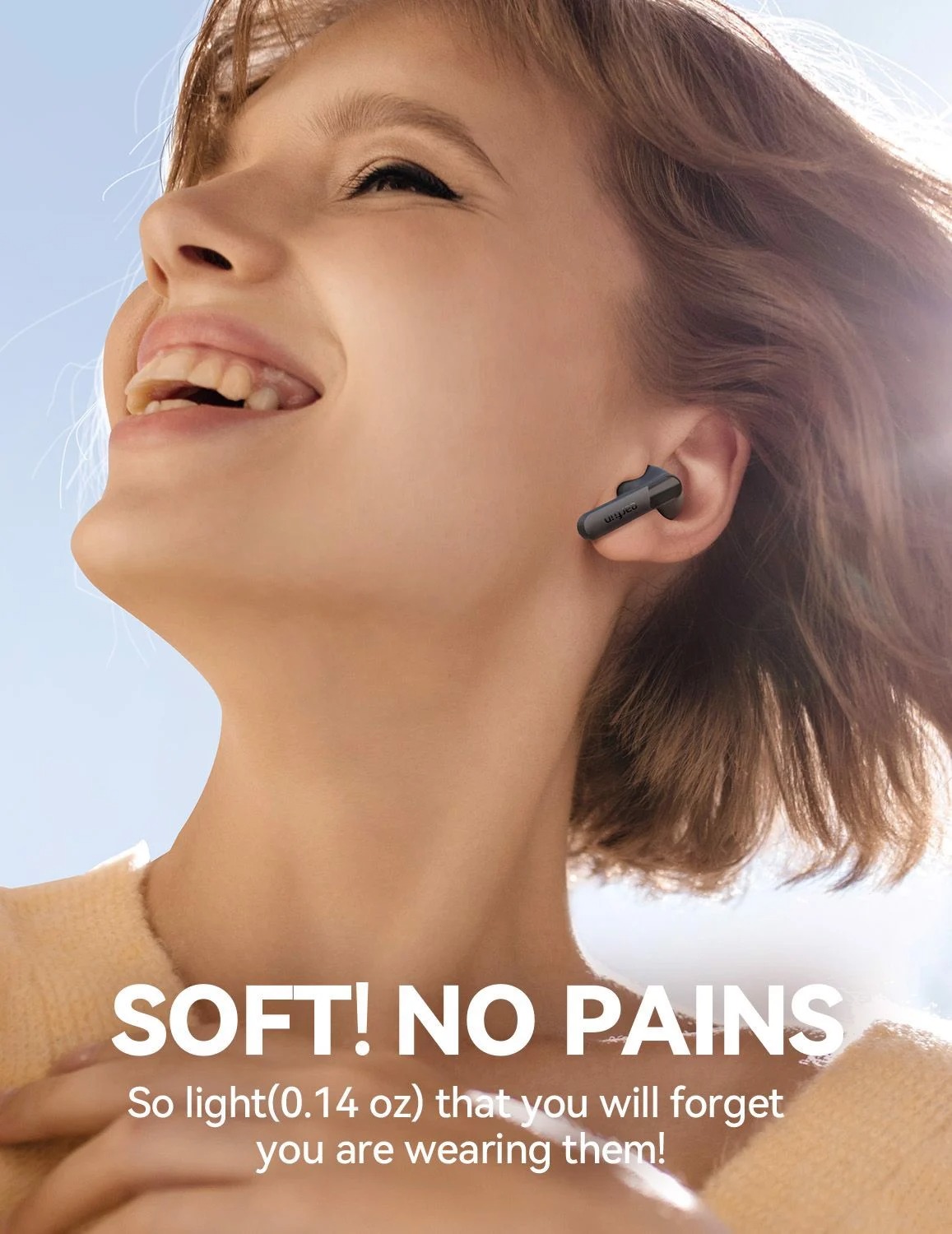 Tai nghe True wireless EarFun Air Mini - Chip BES2500IU, Bluetooth 5.2, Màng loa Dynamic Composite 8mm, Microhone kép, Pin sử dụng đén 25 giờ, Chống nước IPX7 - Hàng Chính Hãng