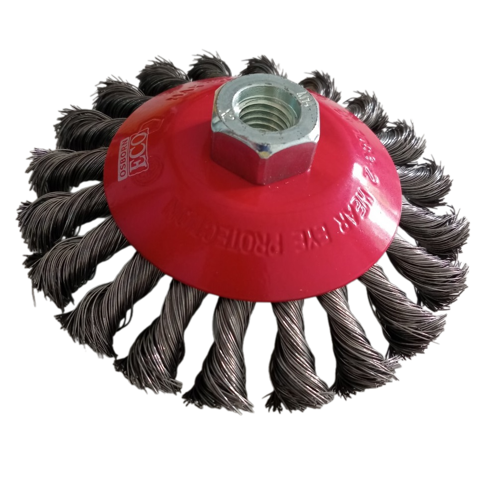Combo 2 Đĩa cước xoắn Osborn D115, sợi xoắn 0.35mm, dày 15, lỗ M14*2, sợi chổi dài 23mm- 0008632131