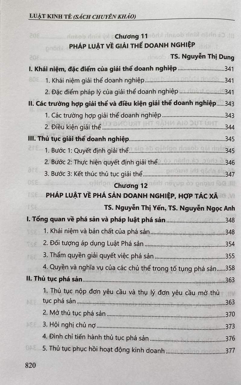 Luật Kinh Tế ( Sách Chuyên Khảo)