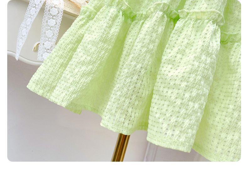 DONGSHOP HOT Cô gái mảnh hoa đầm 2022 mùa hè trẻ em công chúa váy cô gái tây váy đầm bé chiffon đầm