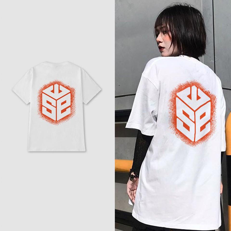 Áo Thun Tay Lỡ Nam Nữ Orange Spray Unisex
