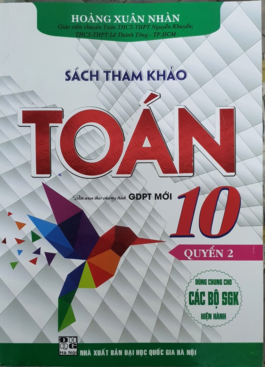 Sách - ComBo Tham Khảo Toán Lớp 10 Quyển 1+ Quyển 2 ( Biên Soạn Theo Chương Trình GDPT Mới )