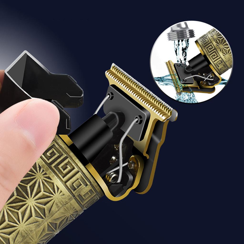 PROFESSIOL Hair Clippers Trimmer Cordless Mens Head Shaver Set Metal Body
