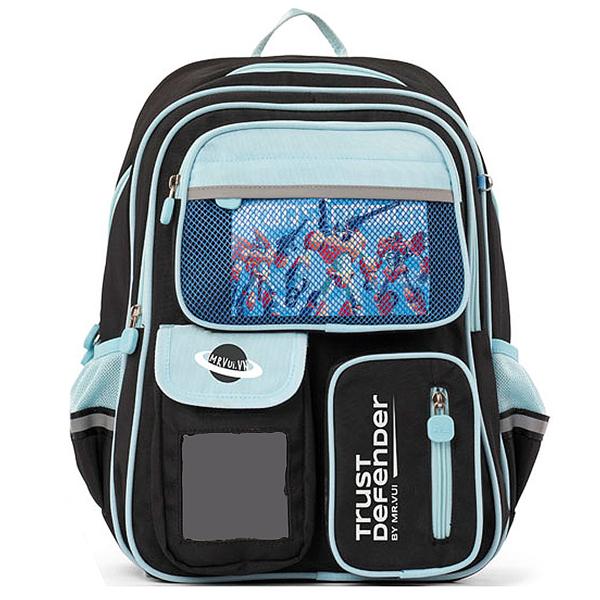 Ba Lô Học Sinh - Mr.Vui 1073 - Màu Đen + Xanh Biển