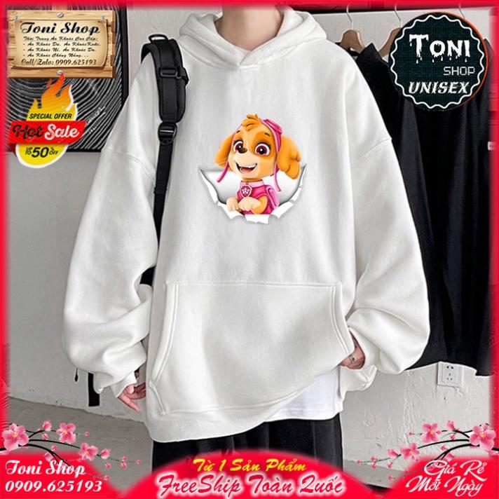 ÁO HOODIE PUPPY PRINCESS Nỉ Ngoại Cao Cấp - In Pet Siêu Bền Siêu Đẹp