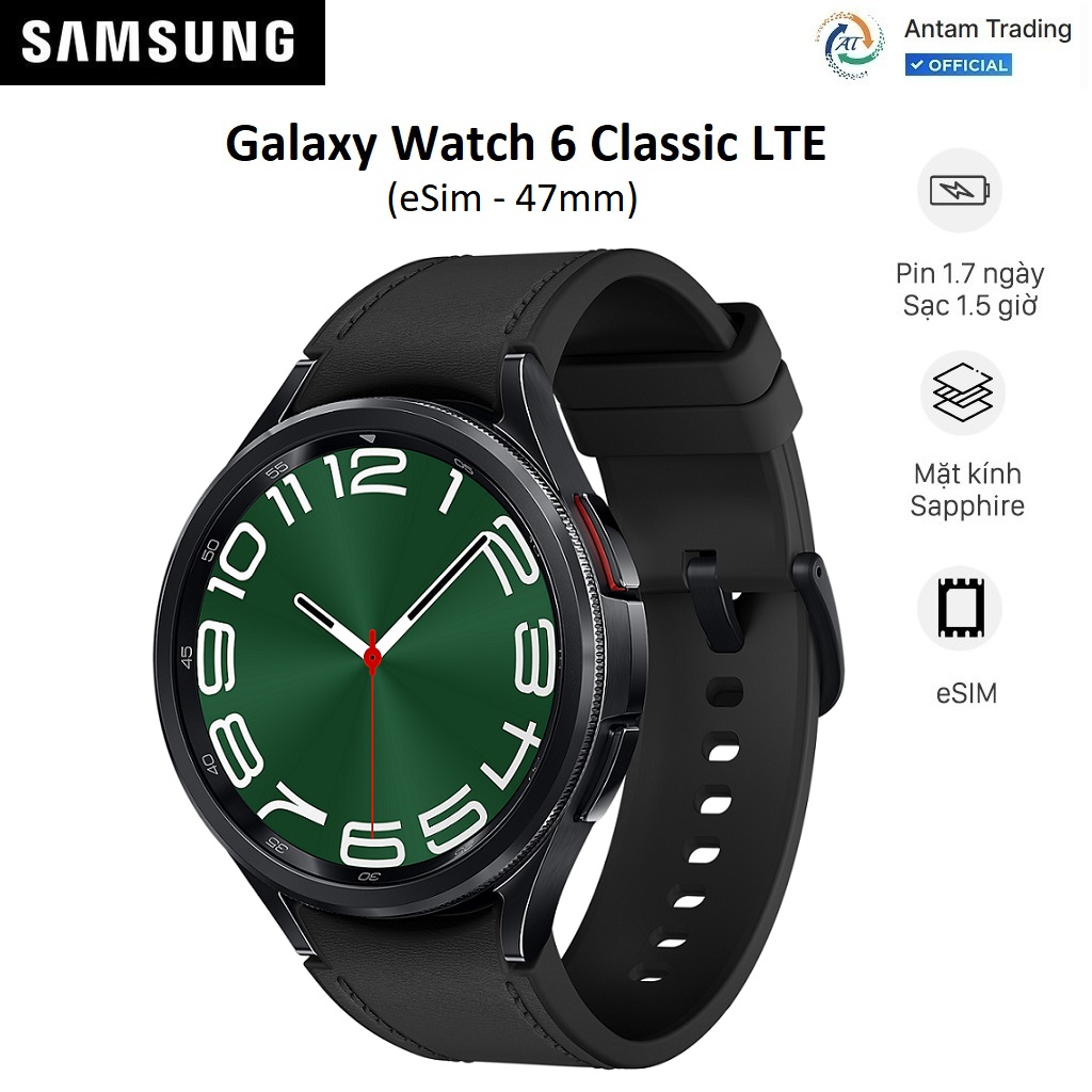Đồng hồ thông minh Samsung Galaxy Watch 6 Classic LTE R965 - Hàng Chính Hãng
