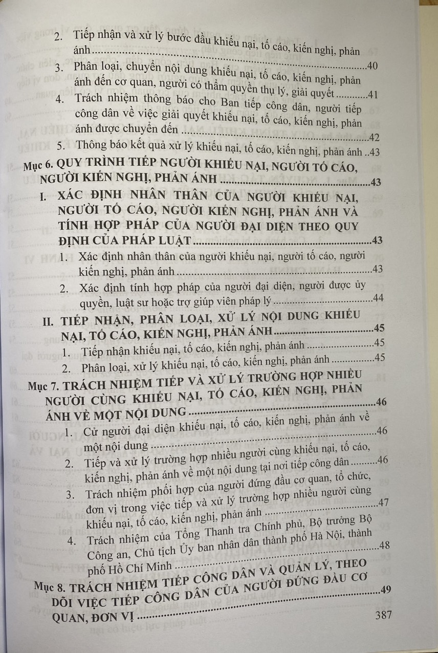 Quy Trình Xử Lý Đơn Khiếu Nại, Đơn Tố Cáo, Đơn Kiến Nghị, Phản Ánh, Tiếp Công Dân