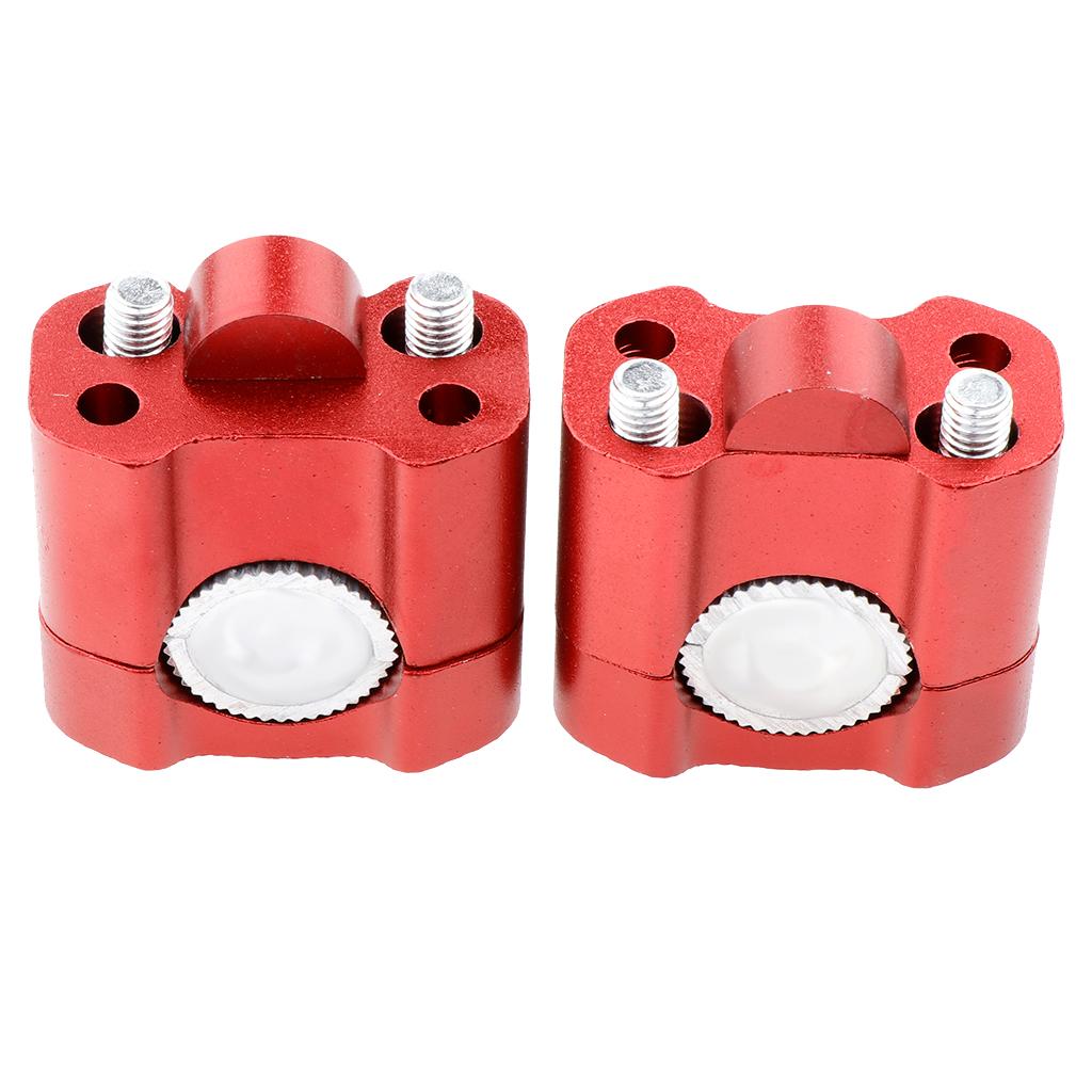 Aluminum Alloy Motorcycle  22mm-28mm Handlebar Riser Mounting Clamp Adapter