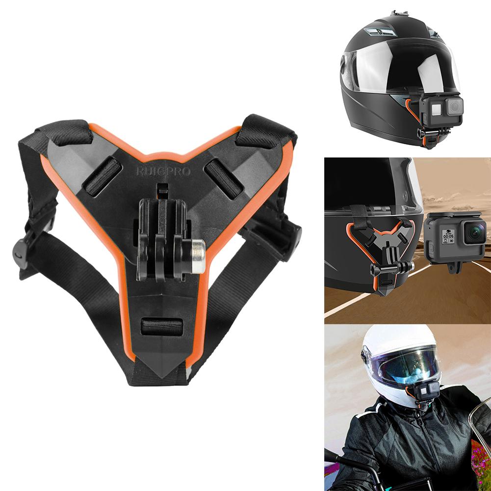 Mũ bảo hiểm xe máy Chin đứng giá treo cho GoPro Hero 5/6/7 Camera thể thao hành động Full Face Holders