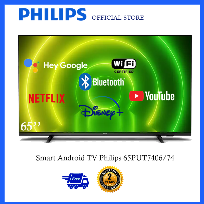 Smart Androi Philips 4K 65 inch 65PUT7406/74 - Hàng chính hãng