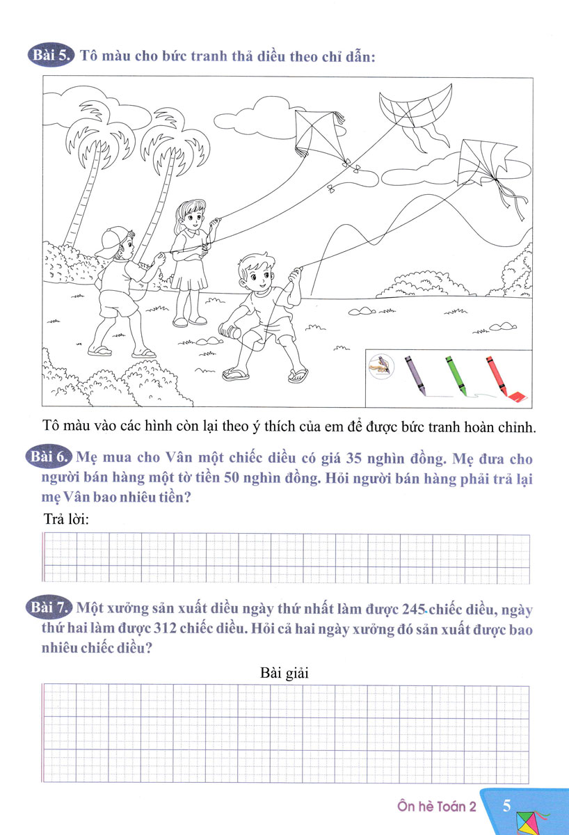 Ôn Hè Toán 2 - Cánh Diều