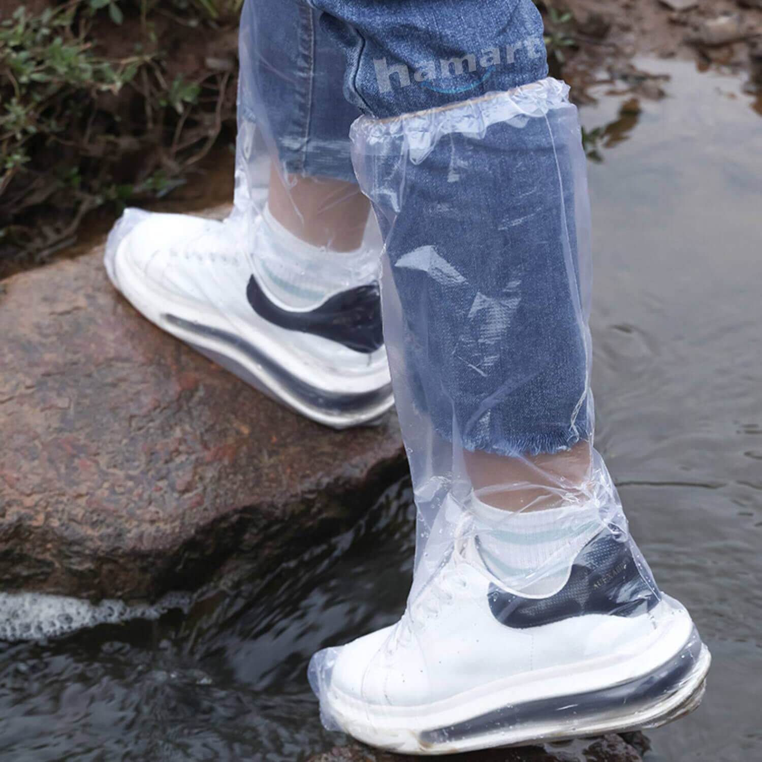 Bọc Giày Trời Mưa Ủng Nilong Bao Giày Dép Du Lịch Bảo Vệ Chống Nước Bám Bẩn 1 Lần Tiện Lợi