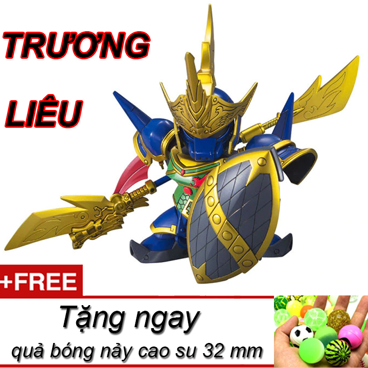 Mô hình trang trí để bàn sd A010 Trương Liêu bản mới Tam Quốc 2020 full box tặng kèm quả bóng nảy cao su làm đồ chơi thú vị