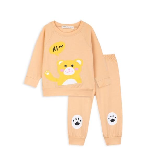 Bộ Quần Áo Dài Tay Thu Đông 4 Màu Toàn Thân say Hi cho bé từ 5-17kg