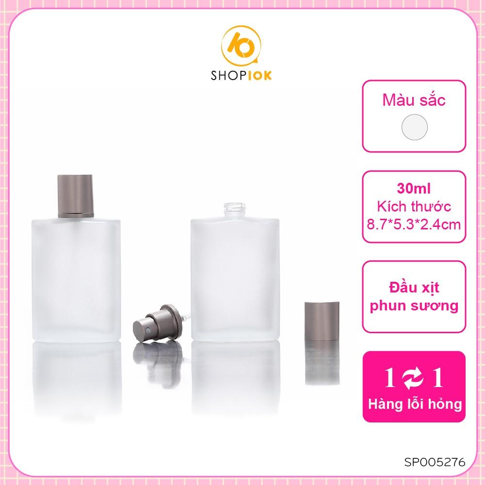 Vỏ chai chiết nước hoa thủy tinh, lọ đựng nước hoa vòi xịt phun sương dung tích 30ml – SP005276