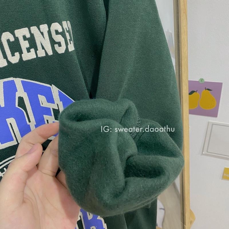 ÁO SWEATER NỈ PACKER BAKER XANH  FORM RỘNG OVERSIZE