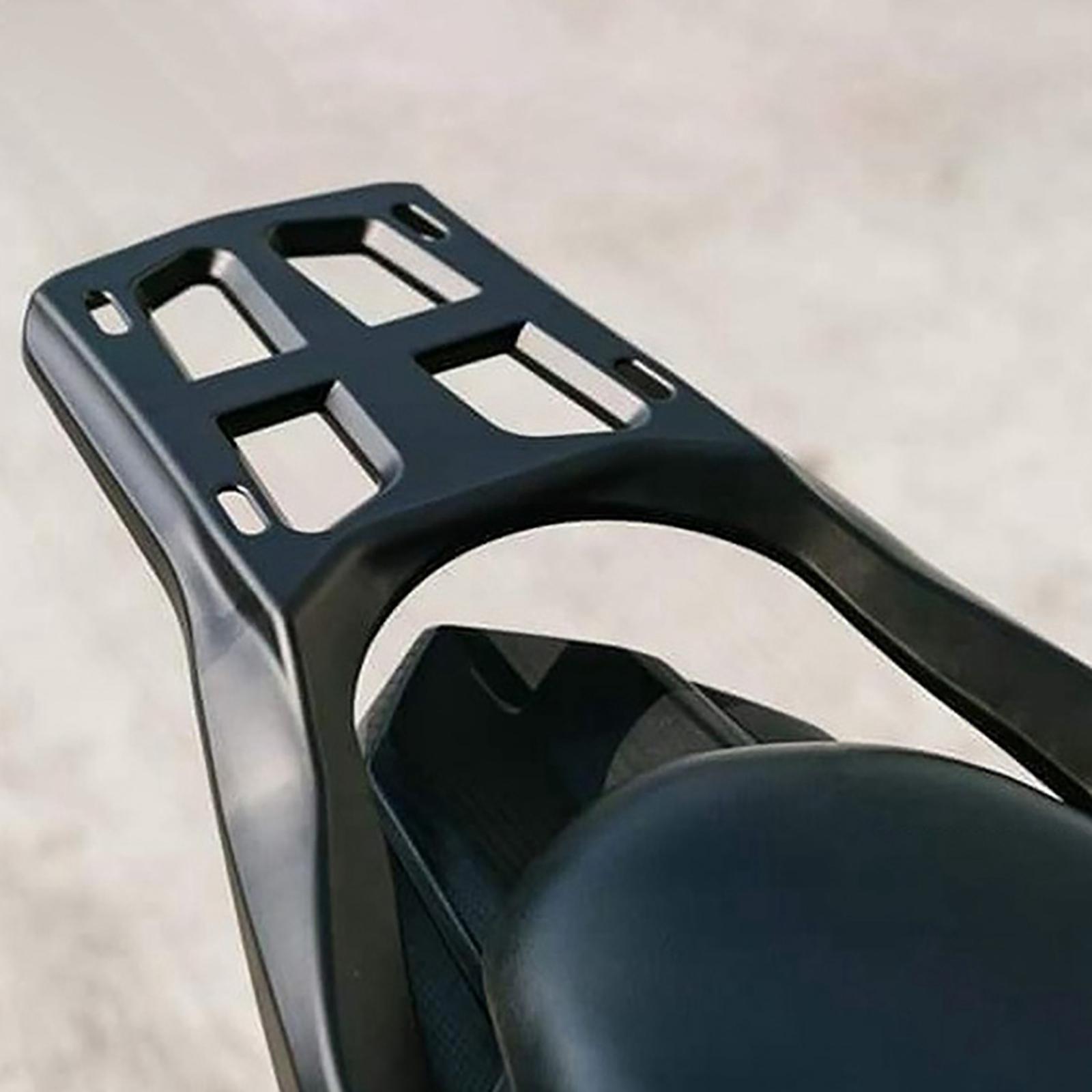 Motorcycle Luggage Rack for Yamaha Mio125 Carrier Bag Shelf Black Tail Fin
