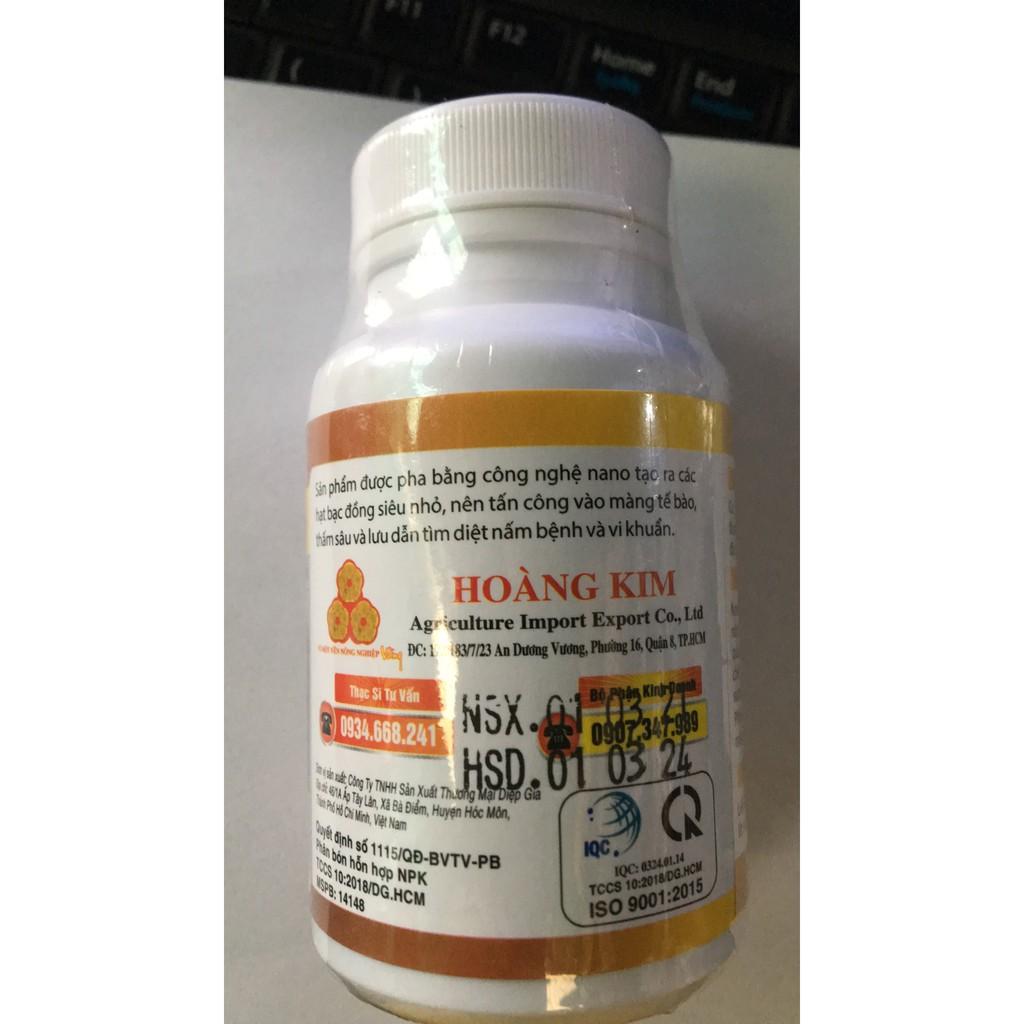 Nano bạc Đồng diệt nấm vi khuẩn trên cây trồng lọ 100ml
