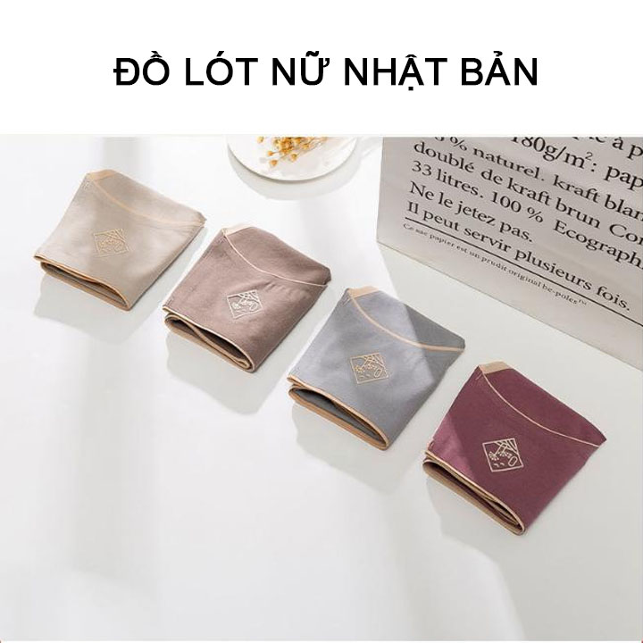 Combo 2 quần lót nữ Nhật Bản cotton tinh khiết kháng khuẩn thoải mái khi mặc