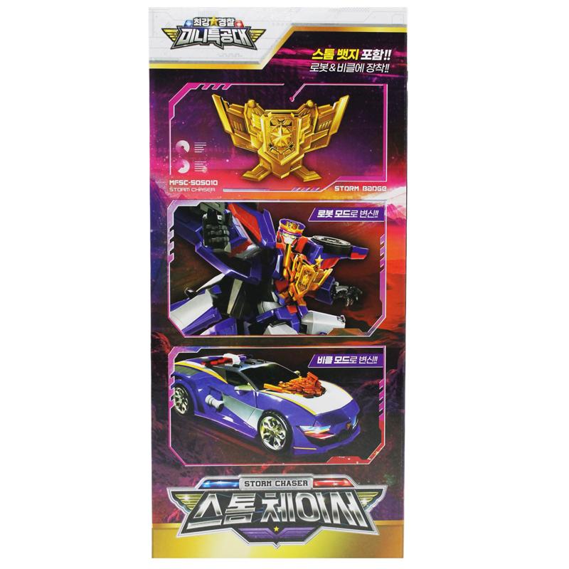 Đồ Chơi Siêu Xe Biến Hình Robot Cảnh Sát Oai Vệ Storm Chaser - Miniforce 505010