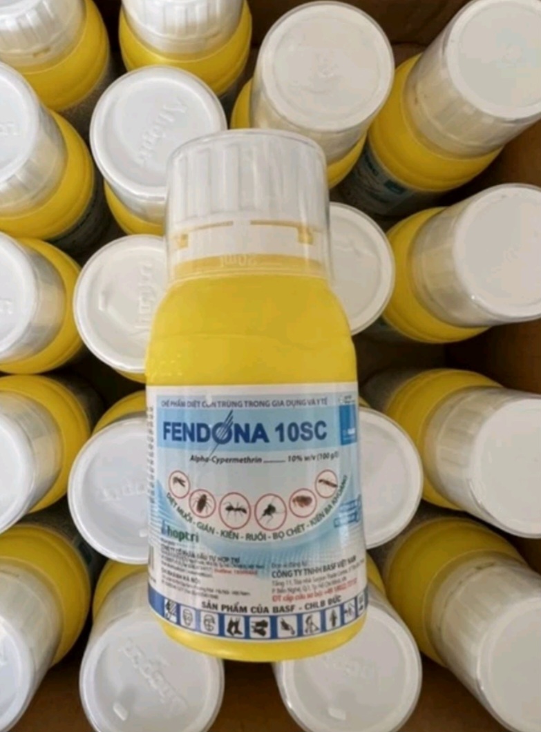 Thuốc diệt muỗi, gián, kiến, ruồi, bọ chét, kiến ba khoang Fendona 10SC CHAI 50 ml -KHÔNG MÙI AN TOÀN- TẶNG KÈM BÌNH XỊT 500ML