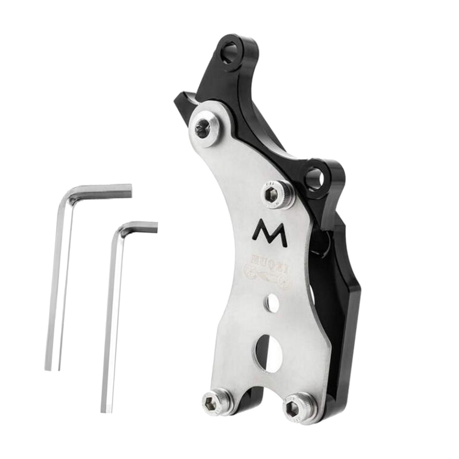 Bike Disc Brake Adapter Bracket Modification Holder Parts Road black