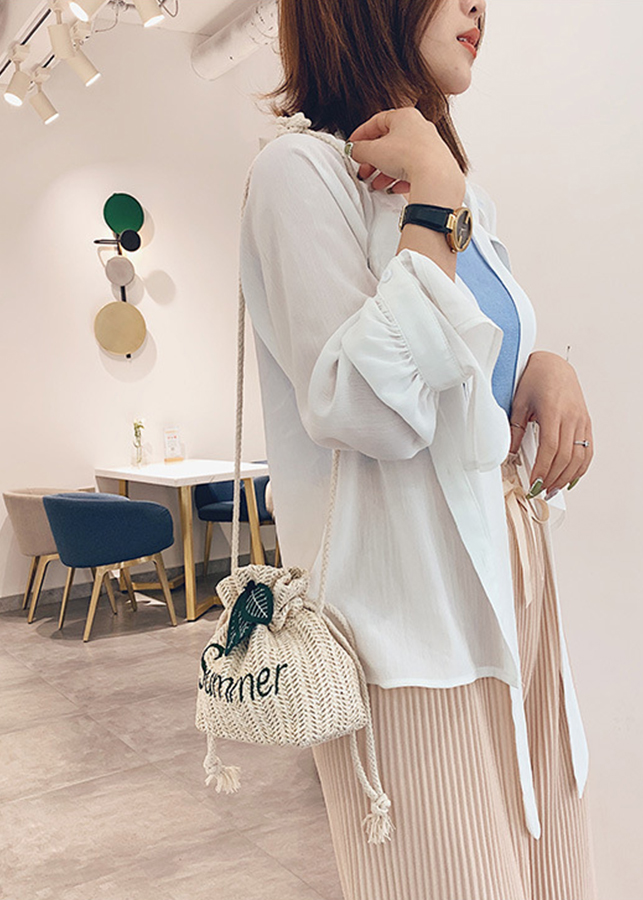 Túi Mini Dạng Cói Dây Rút Mùa Hè Siêu Xinh NEVENKA N333