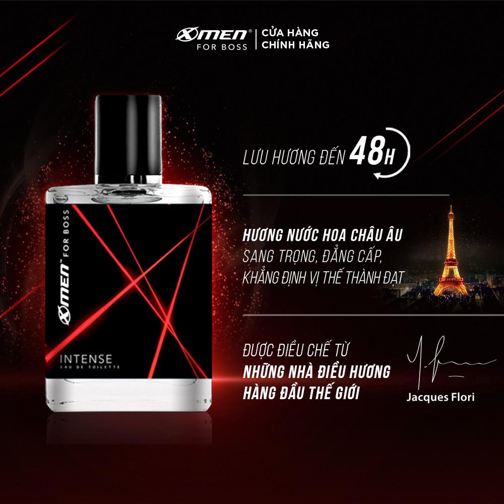 Nước hoa EDT X-Men for Boss Intense 49ml - Mùi hương trầm đầy nội lực