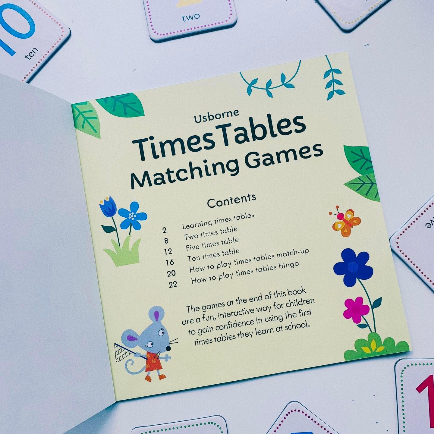 Times Tables Matching Games and Book