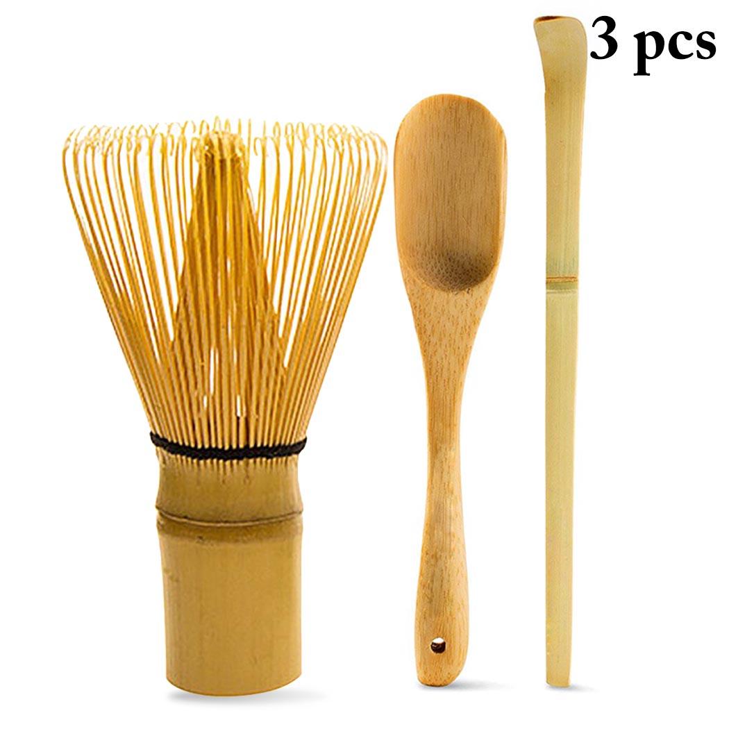3 Bộ Ấm Trà Nhật Bao Gồm Matcha Tre Đánh Truyền Thống Muỗng Trà Thìa Trà Công Cụ Trà Lễ Vật Dụng Nhà Bếp