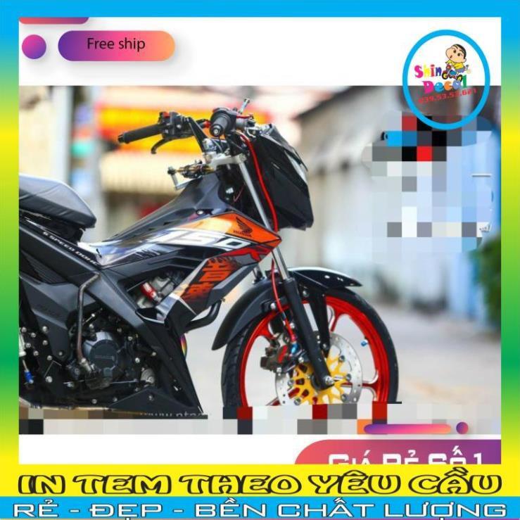 TEM RỜI SONIC 150 ĐEN