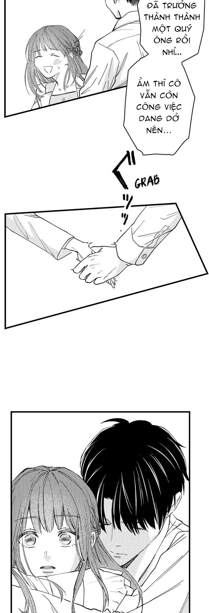 tháng 4, ngăn cách được xóa bỏ, em đã trở thành người lớn để có thể ôm cô (full) chapter 8.1 5