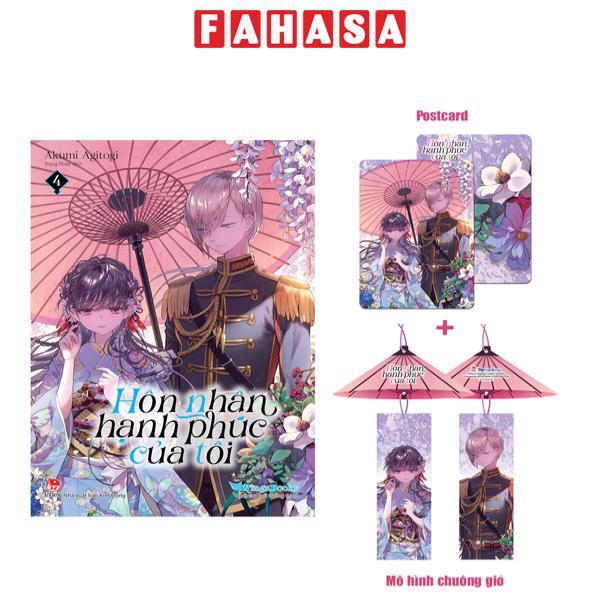 Sách - [Light Novel] Hôn Nhân Hạnh Phúc Của Tôi - Tập 4 - Tặng Kèm Postcard + Mô Hình Chuông Gió