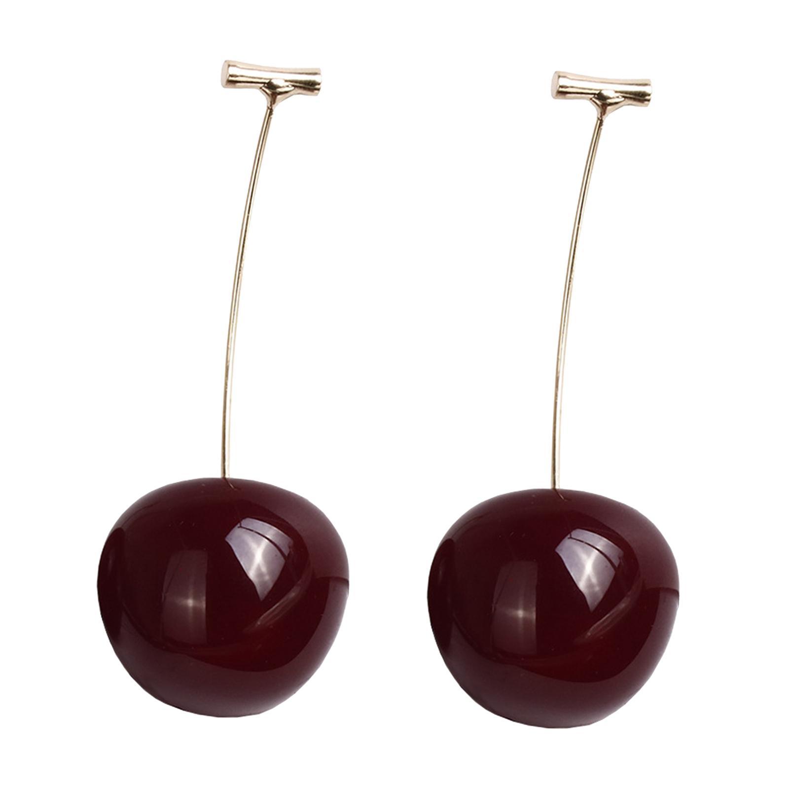 Cherry Earrings Women Earrings Pendant Earrings for Daily Wear Party Wedding