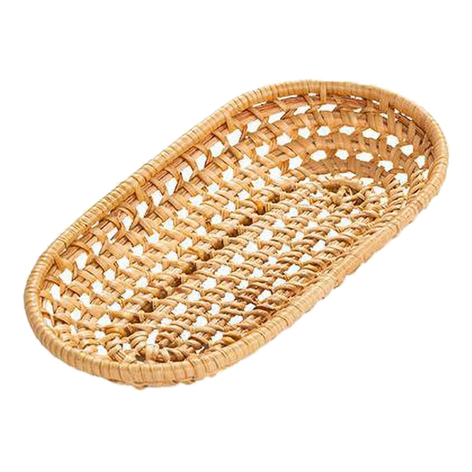 Fruit Bread Basket Tray Storage Basket Woven Fruit Basket Eco-friendly S
