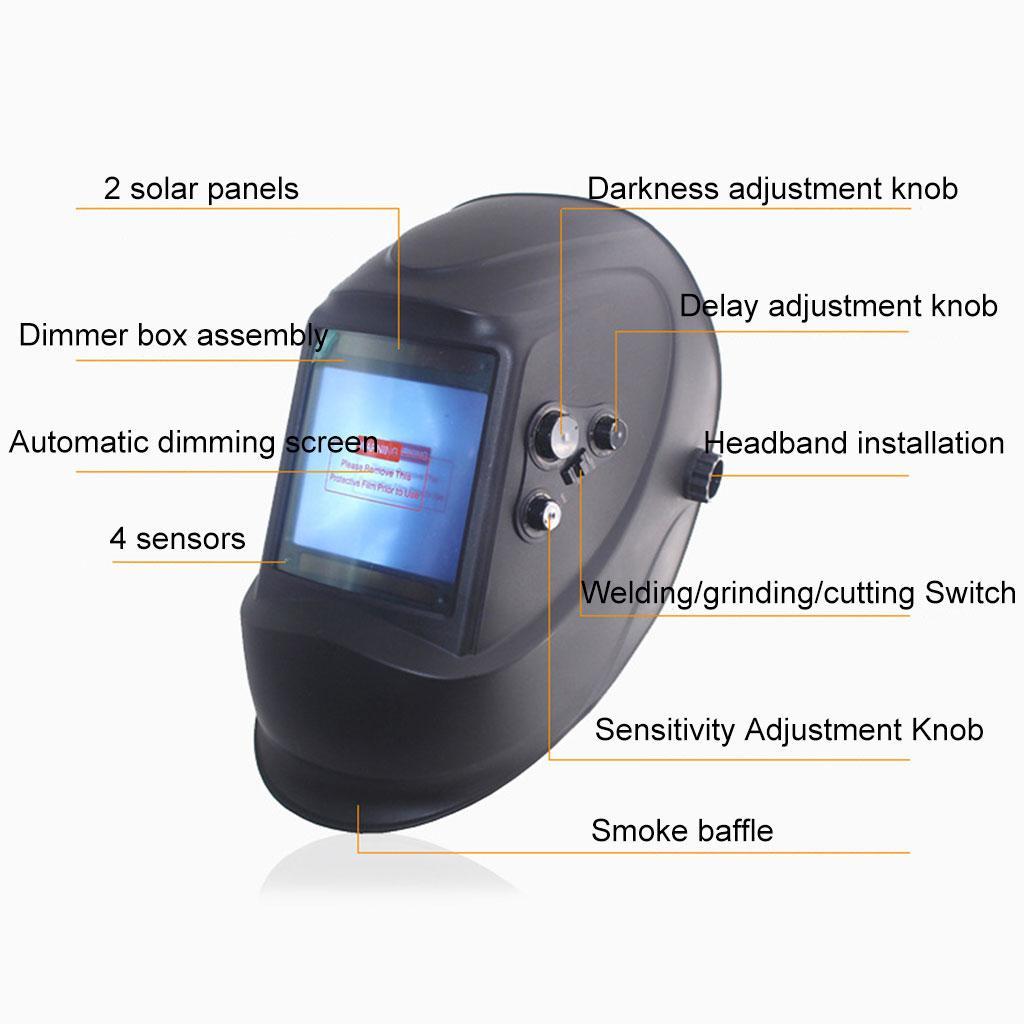 Auto Darkening Welding Helmet Grinding Welder Helmet for Electric Welding