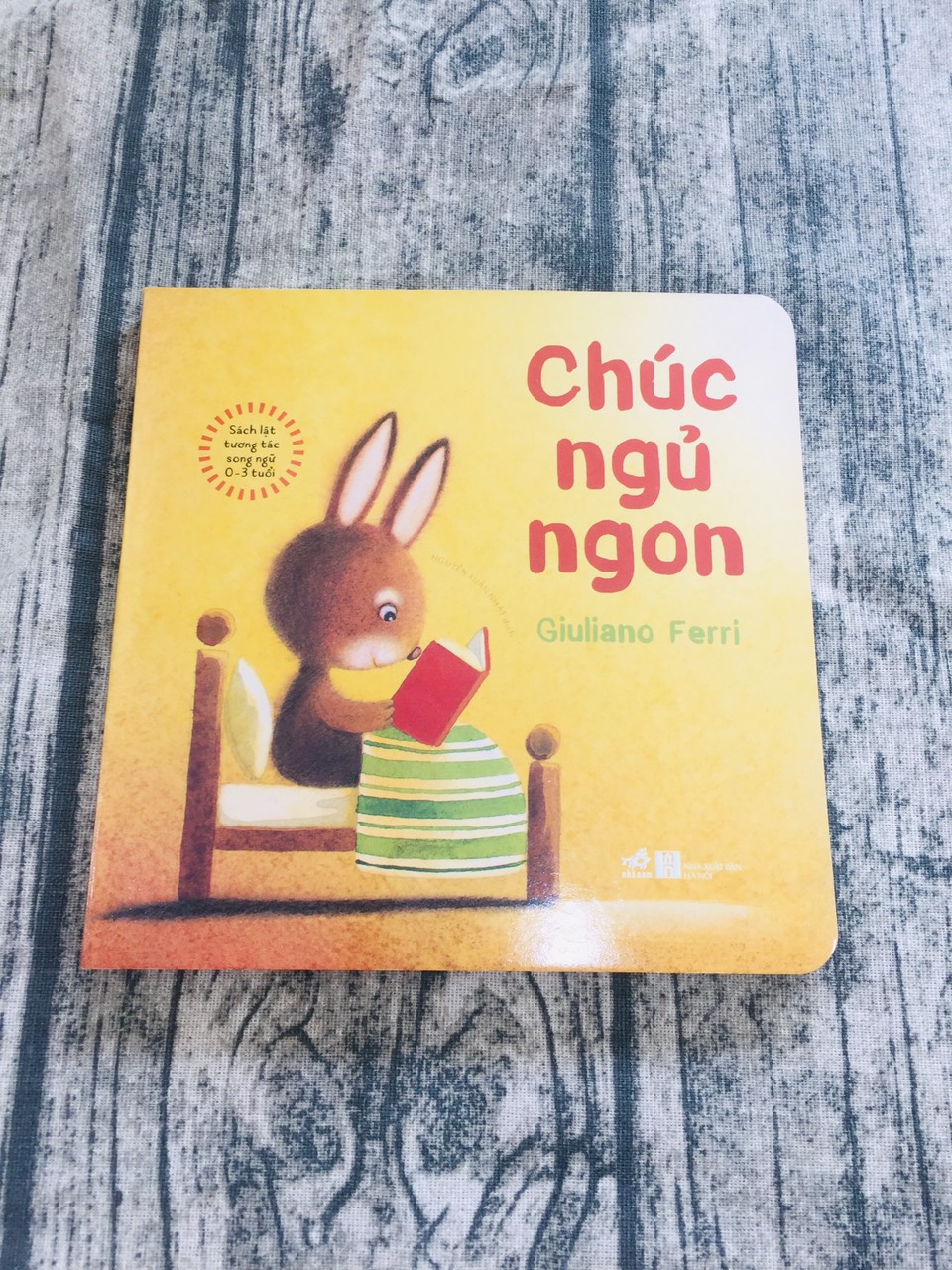 Sách Lật Tương Tác Song Ngữ 0-3 Tuổi: Chúc Ngủ Ngon