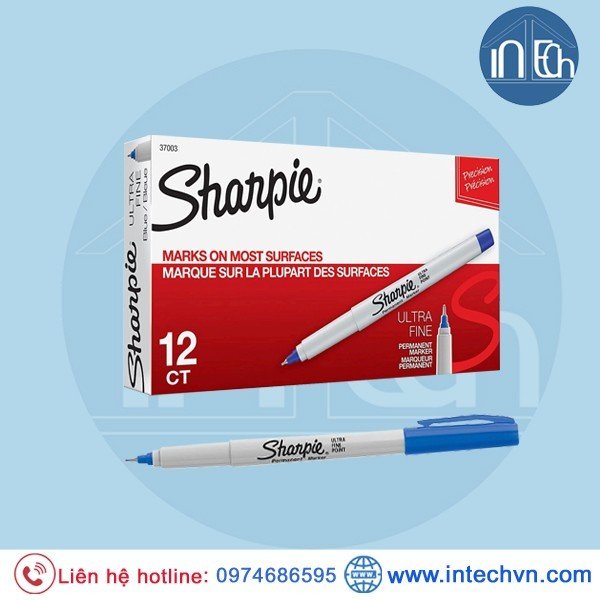 Bút Lông Dầu Sharpie Ultra Fine 0.5mm (Bút vẽ trên mọi chất liệu)