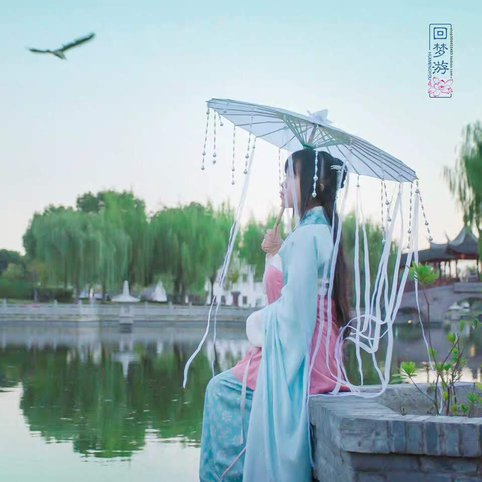 Ô tròn cổ trang hàng y như hình có ảnh thật