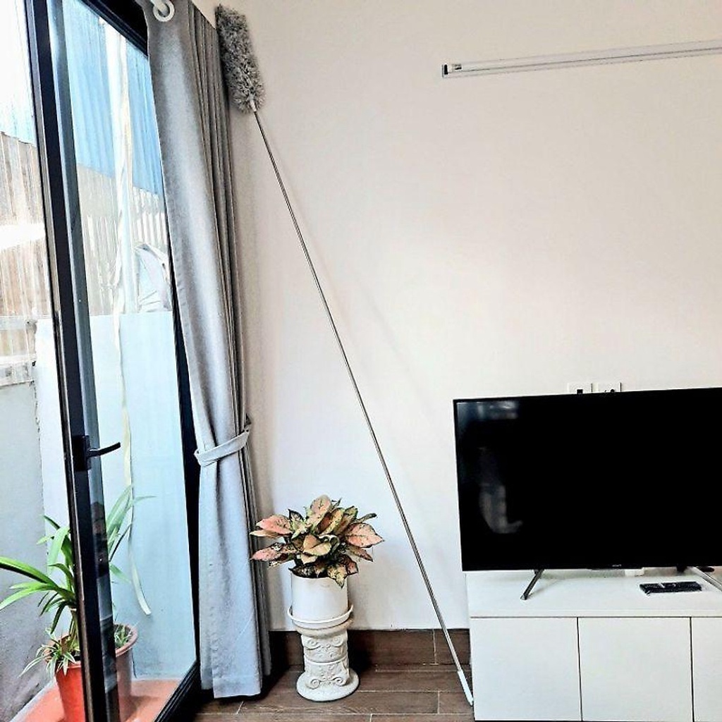 Chổi lau quét bụi trần nhà cán Inox