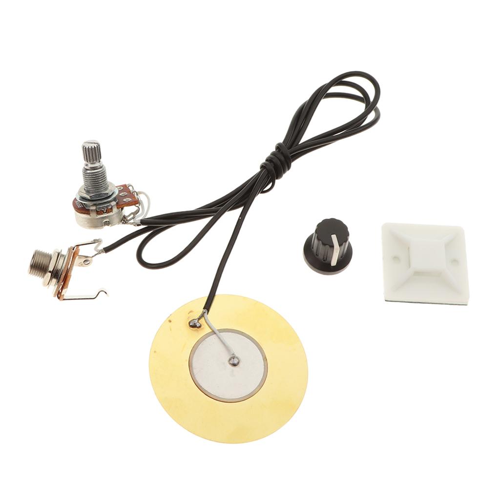 Sunnimix Prewired Pickup Piezo Chuyển Mạch Khuếch Đại Dùng Cho Đàn Guitar