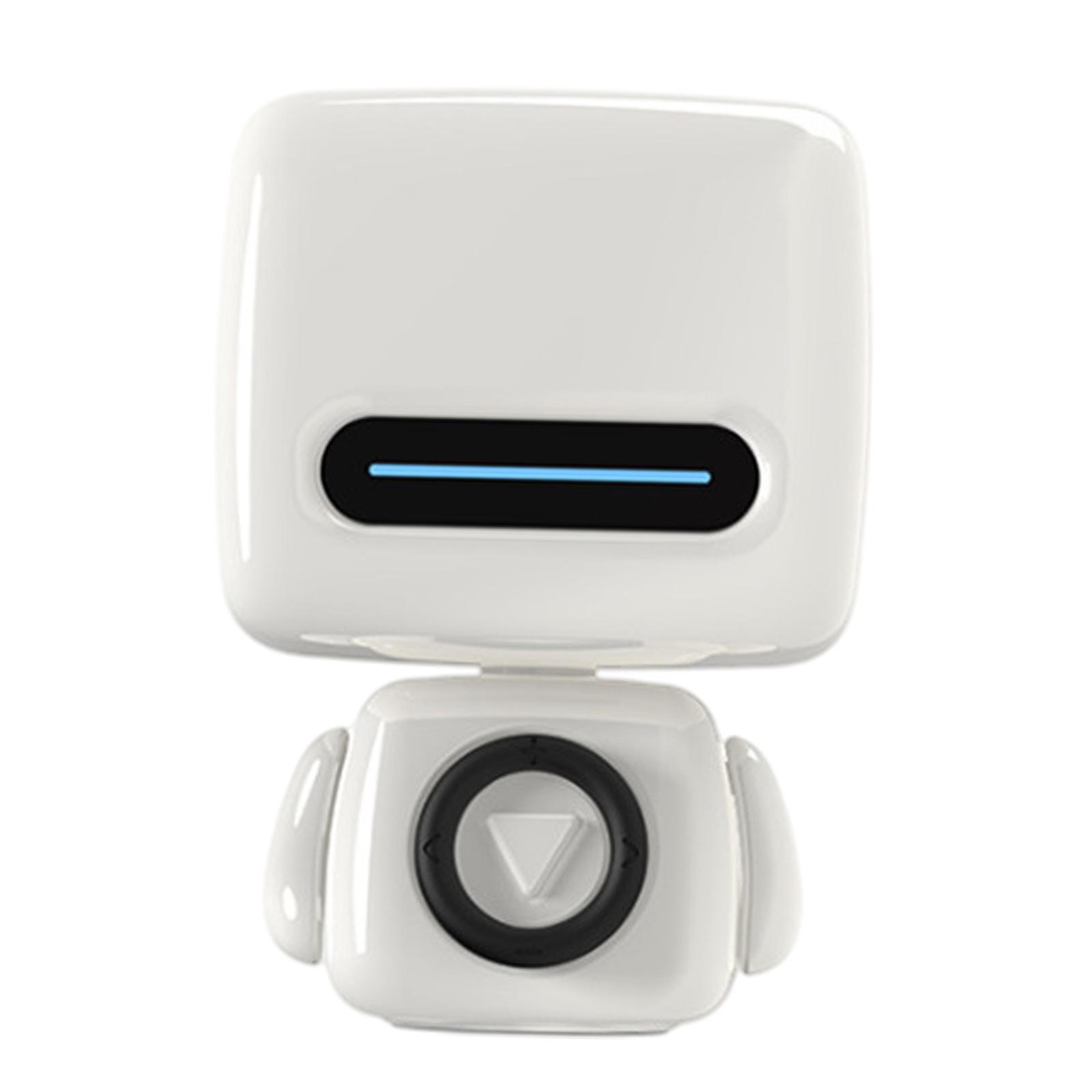 Mini Robot Wireless Bluetooth 5.0 Speaker for Music Phone, Easy to Carry - White