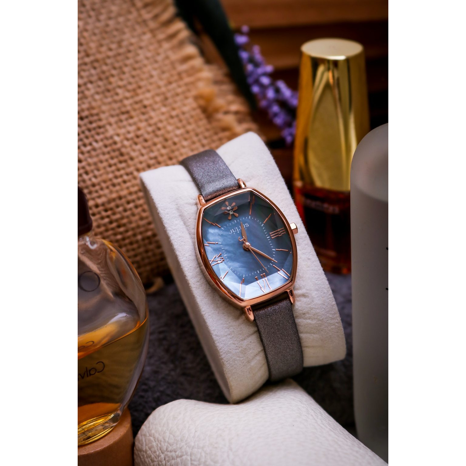 Đồng Hồ Nữ Julius Hàn Quốc JA920 Dây da