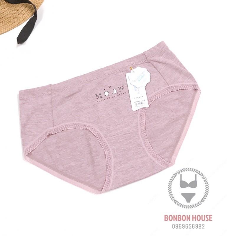Quần Lót Cotton Phối Viền Ren Kháng Khuẩn
