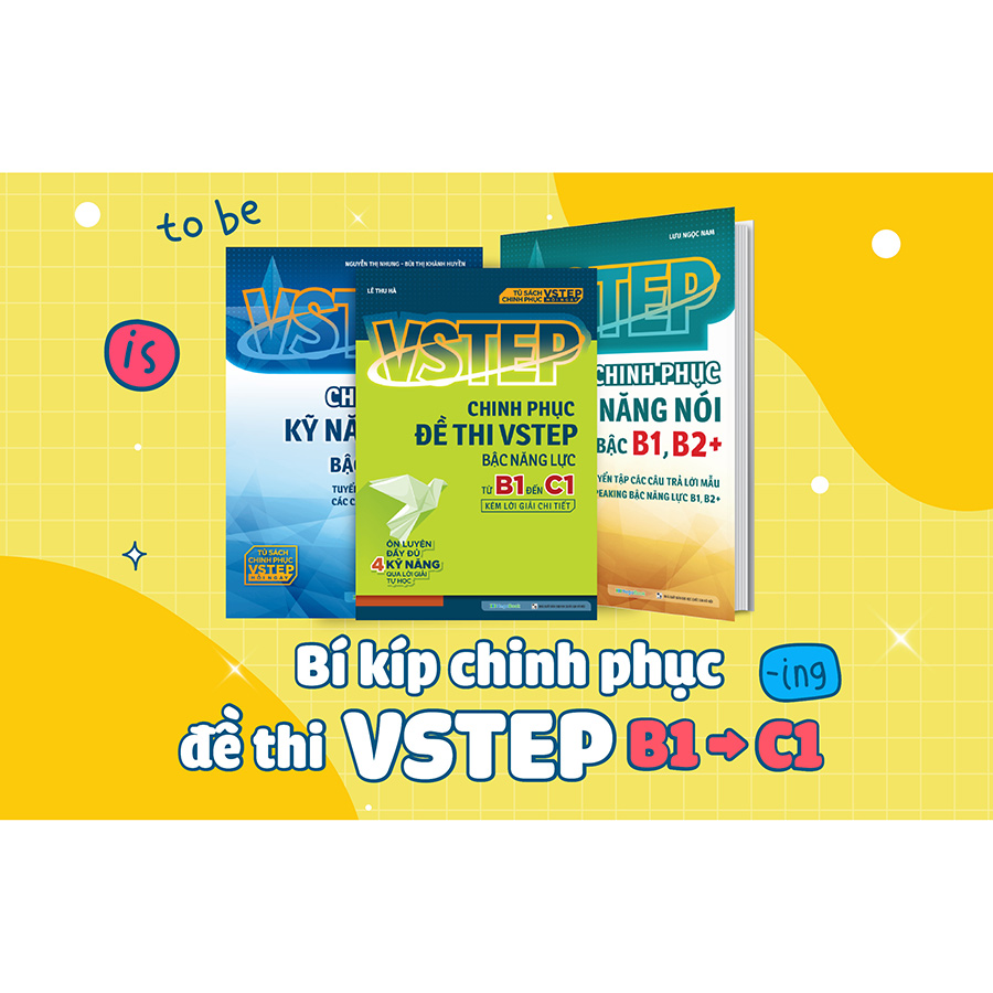 Combo VSTEP - Chinh phục kỹ năng Viết và Nói bậc B1, B2+ (2 cuốn)