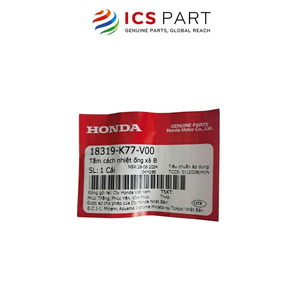 Ốp Pô - Tấm Cách Nhiệt Ống Xả B HONDA Sh 125, Sh 150 (18319K77V00)