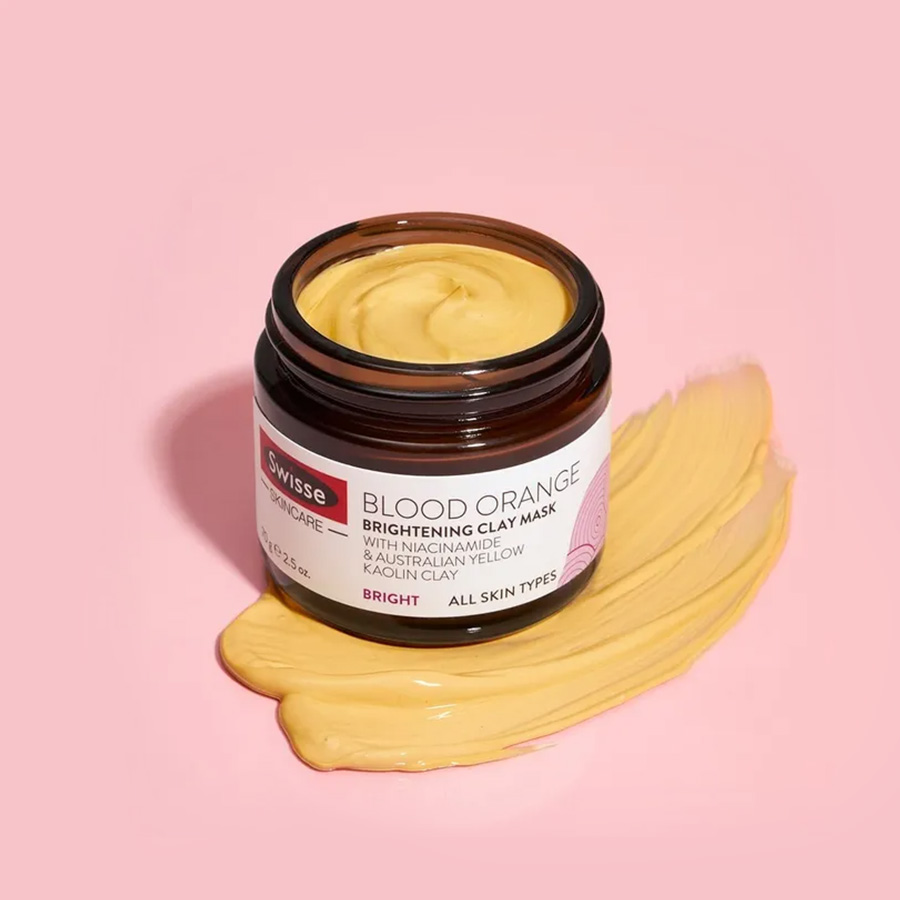 Mặt Nạ Đất Sét Cao Lanh Swisse Skincare Blood Orange Clay Mask 70g
